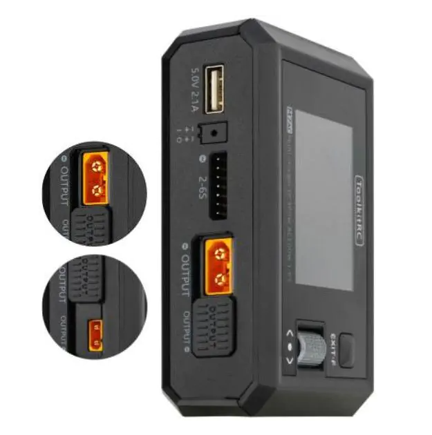 Зарядний пристрій для FPV ToolkitRC M7AC 300W AC/DC